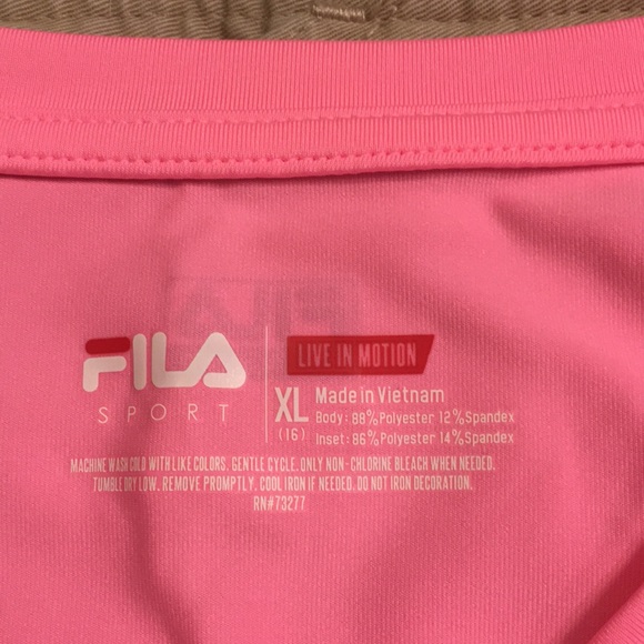 Youth girls Fila workout top - Picture 2 of 3